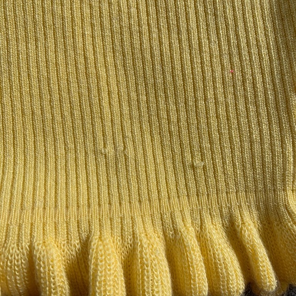 Yellow Ruffle Tube Top - Picture 5 of 6